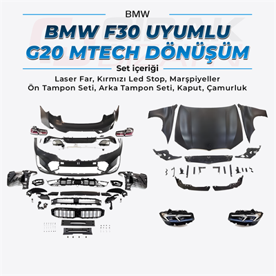 BMWBMW F30 Uyumlu G20 M Tech Dönüşüm SetiF30