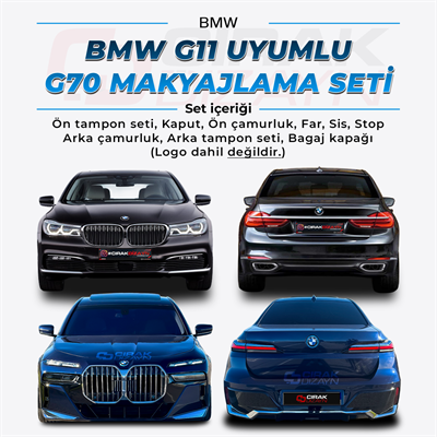 BMWBMW G11 Uyumlu G70 Görünüm Makyajlama SetiG11