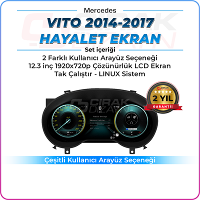 VITO W447 Uyumlu Hayalet Ekran