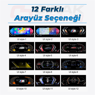 BMW 3 serisi F30/33 Uyumlu Hayalet Ekran
