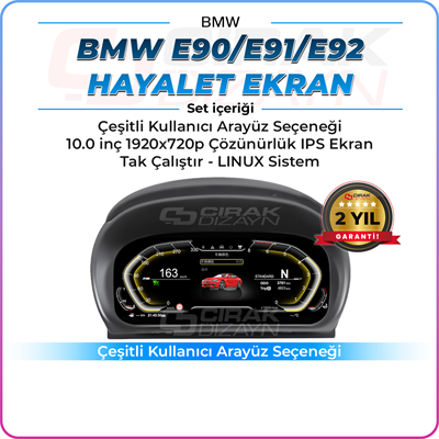 BMW E90 Uyumlu Hayalet Ekran