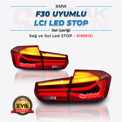 BMW F30 Uyumlu LCI Led Stop