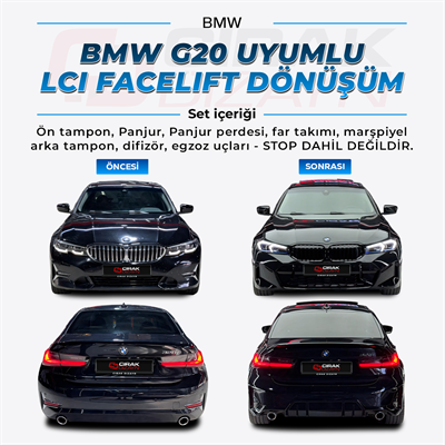 BMW G20 Uyumlu LCI Facelift Dönüşüm