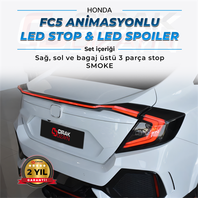 Honda Civic FC5 Led Stop ve Led Spoiler