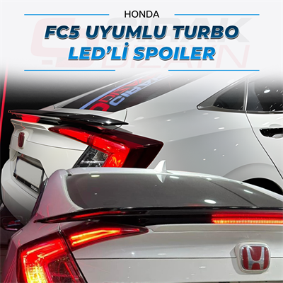 Honda Civic FC5 Uyumlu Turbo Spoiler
