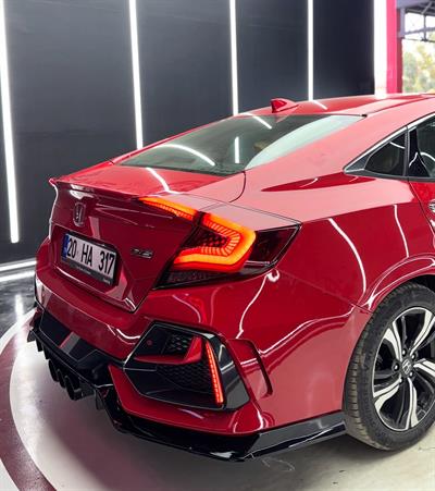 Honda FC5 Typer Arka Tampon Uyumlu LED
