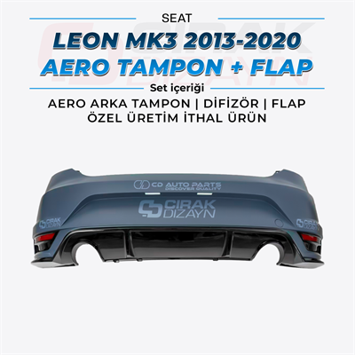 Seat Leon 2013-2020 Aero Arka Tampon | Özel Üretim İthal Ürün