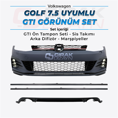 Golf 7.5 için GTI Seti (SİSLER DAHİL)
