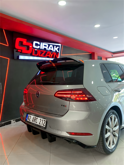 GOLF 7.5 TAMPON UYUMLU R GÖRÜNÜM DİFİZÖR 