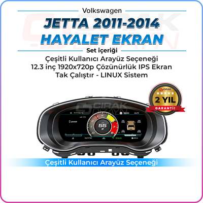 Jetta MK6 Uyumlu Hayalet Ekran