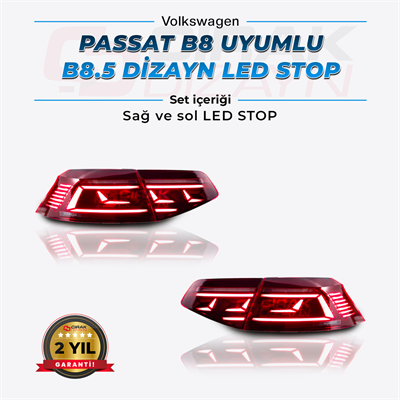 Passat B8 Uyumlu 8.5 Dizayn Led Stop