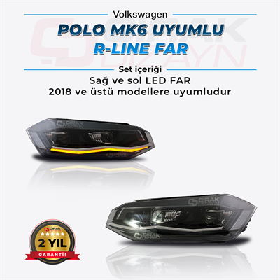 Polo MK6 Uyumlu R Line Far