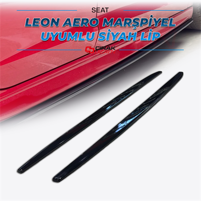 Seat Leon Aero Marşpiyel Uyumlu Siyah Lip