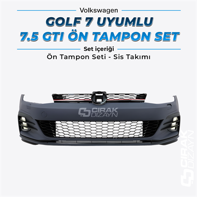 Volkswagen Golf 7 Uyumlu 7.5 GTI Ön Tampon Seti