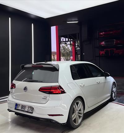 VW Golf 7 Aero Marşpiyel Uyumlu Siyah Lip