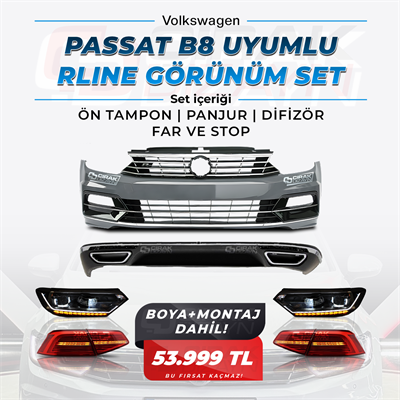 VW PASSAT B8 UYUMLU RLINE GÖRÜNÜM | BOYA MONTAJ DAHİL FIRSATI!