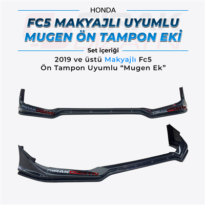 Honda FC5 2019+ Makyajlı Kasa Uyumlu Ön Tampon Eki