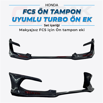 Honda FC5 Ön Tampon Uyumlu Turbo Ön Ek