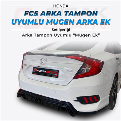 Honda FC5 Uyumlu Mugen Arka Tampon Eki