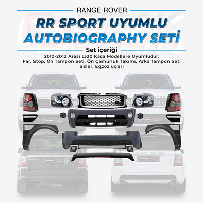 Range Rover Sport 2010-2012 Uyumlu Autobiography Dönüşüm Seti
