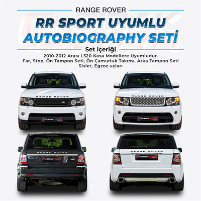 Range Rover Sport 2010-2012 Uyumlu Autobiography Dönüşüm Seti