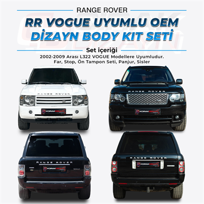 Range Rover Vogue 2002-2009 Uyumlu OEM Dizayn Dönüşüm Seti