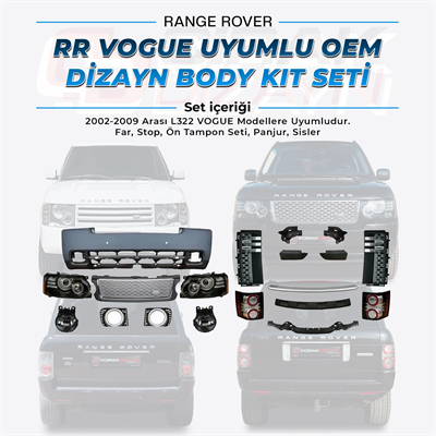 Range Rover Vogue 2002-2009 Uyumlu OEM Dizayn Dönüşüm Seti