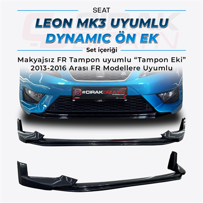 Leon MK3 Makyajsız FR Kasa Uyumlu Ön Tampon Eki