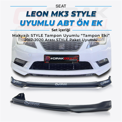 LEON MK3 Style Uyumlu ABT Ön Ek