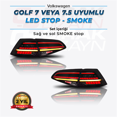 Golf 7 ve 7.5 Uyumlu 7.5 Görünüm Led Stop | SMOKE