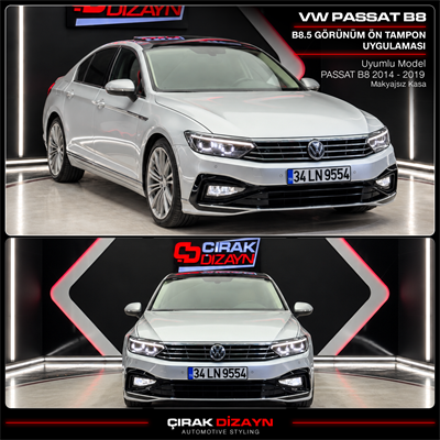 Passat B8 Uyumlu 8.5 Dizayn Ön Tampon Seti