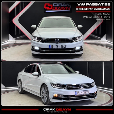 Passat B8 Uyumlu Highline Led Far (FULL LED)