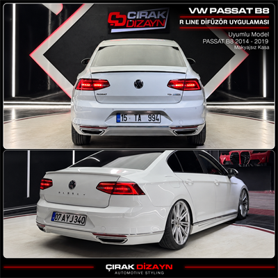 Passat B8 Uyumlu R Line Difizör