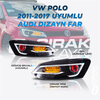 Polo MK5 Uyumlu Audi Dizayn Far