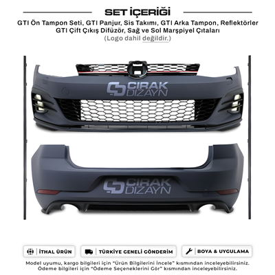 Volkswagen Golf 7 Uyumlu 7.5 GTI Dizayn SET