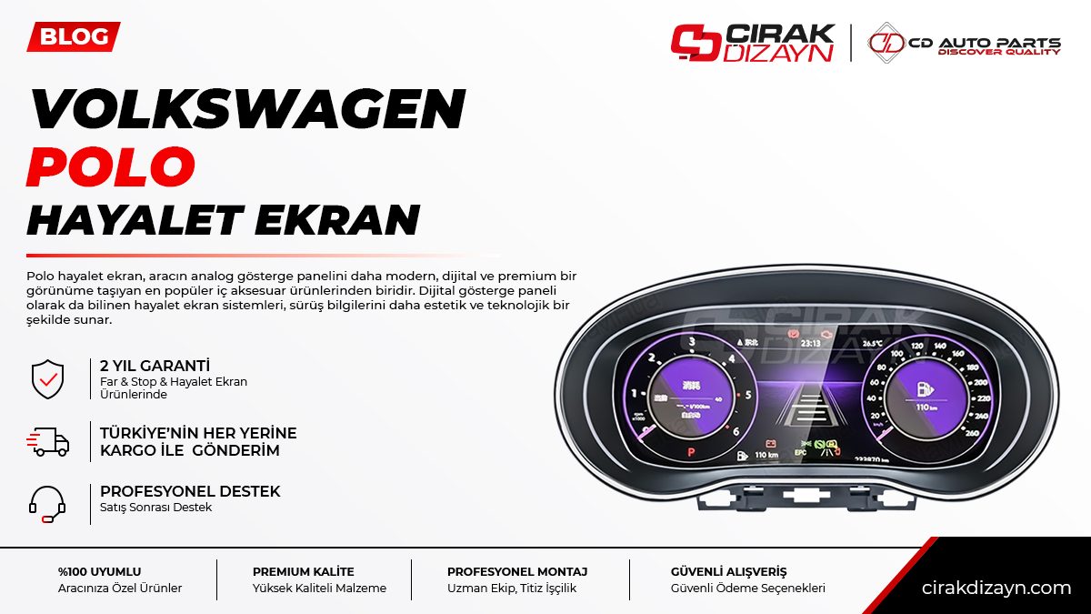 polo hayalet ekran,polo dijital gösterge,polo araç ekranı,polo iç aksesuar,hayalet ekran antalya,dijital ekran montaj,multimedya ekran,oto aksesuar antalya,çırak dizayn