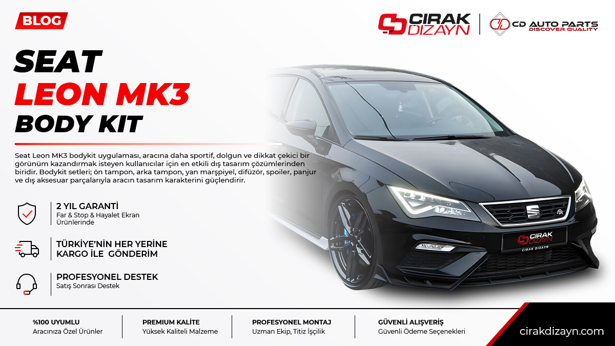 seat leon mk3 bodykit,seat leon mk3 tampon,seat leon mk3 difüzör,seat leon mk3 spoiler,seat leon mk3 dış aksesuar,bodykit antalya,oto aksesuar antalya,bodykit montaj,tampon montaj,çırak dizayn