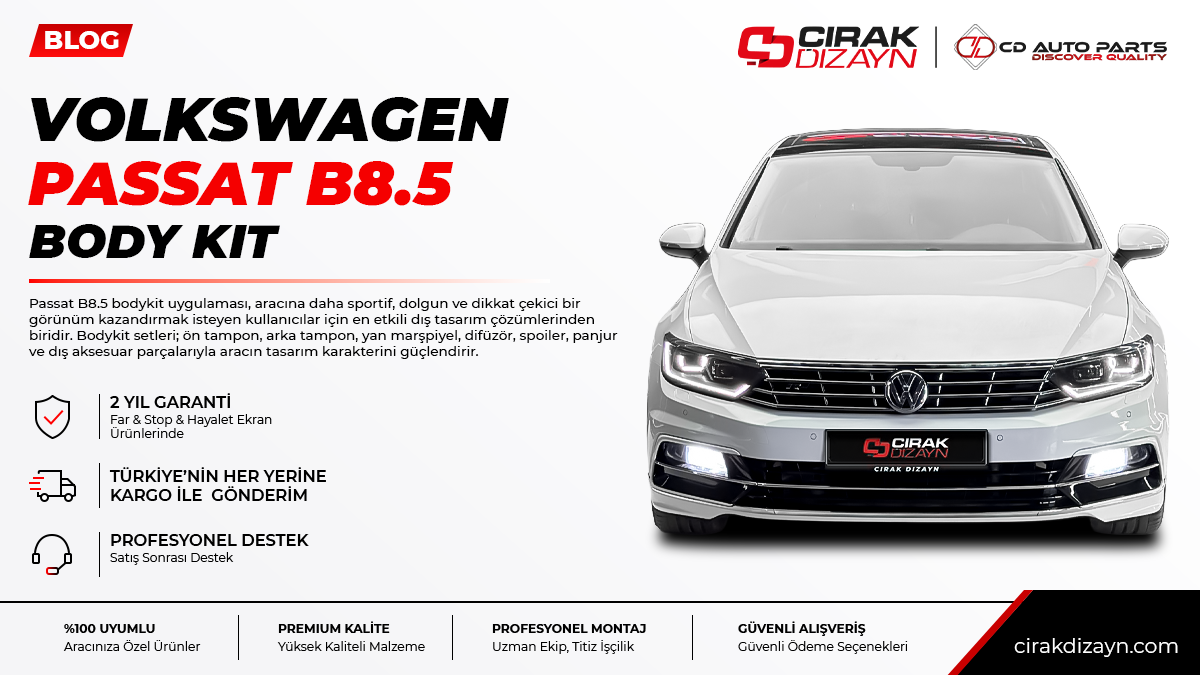 passat b8.5 bodykit,passat b8.5 tampon,passat b8.5 difüzör,passat b8.5 spoiler,passat b8.5 dış aksesuar,bodykit antalya,oto aksesuar antalya,bodykit montaj,tampon montaj,çırak dizayn