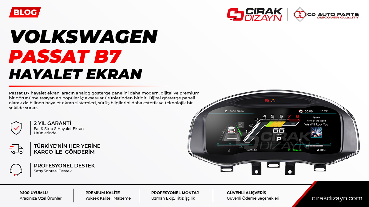 passat b7 hayalet ekran,passat b7 dijital gösterge,passat b7 araç ekranı,passat b7 iç aksesuar,hayalet ekran antalya,dijital ekran montaj,multimedya ekran,oto aksesuar antalya,çırak dizayn
