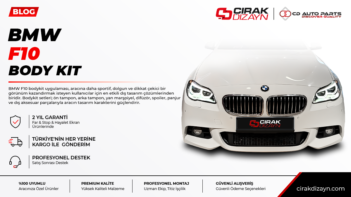 bmw f10 bodykit,bmw f10 tampon,bmw f10 difüzör,bmw f10 spoiler,bmw f10 dış aksesuar,bodykit antalya,oto aksesuar antalya,bodykit montaj,tampon montaj,çırak dizayn