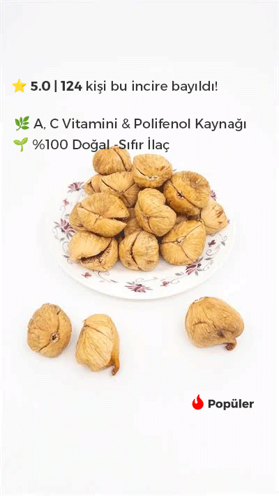 Çatlak Aydın Kuru İnciri 1 kg