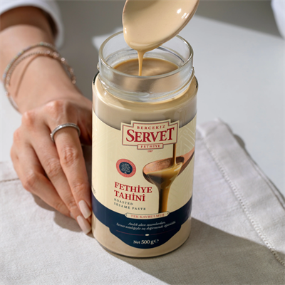 Servet Tek Kavrulmuş Taze Tahin 500 gr 