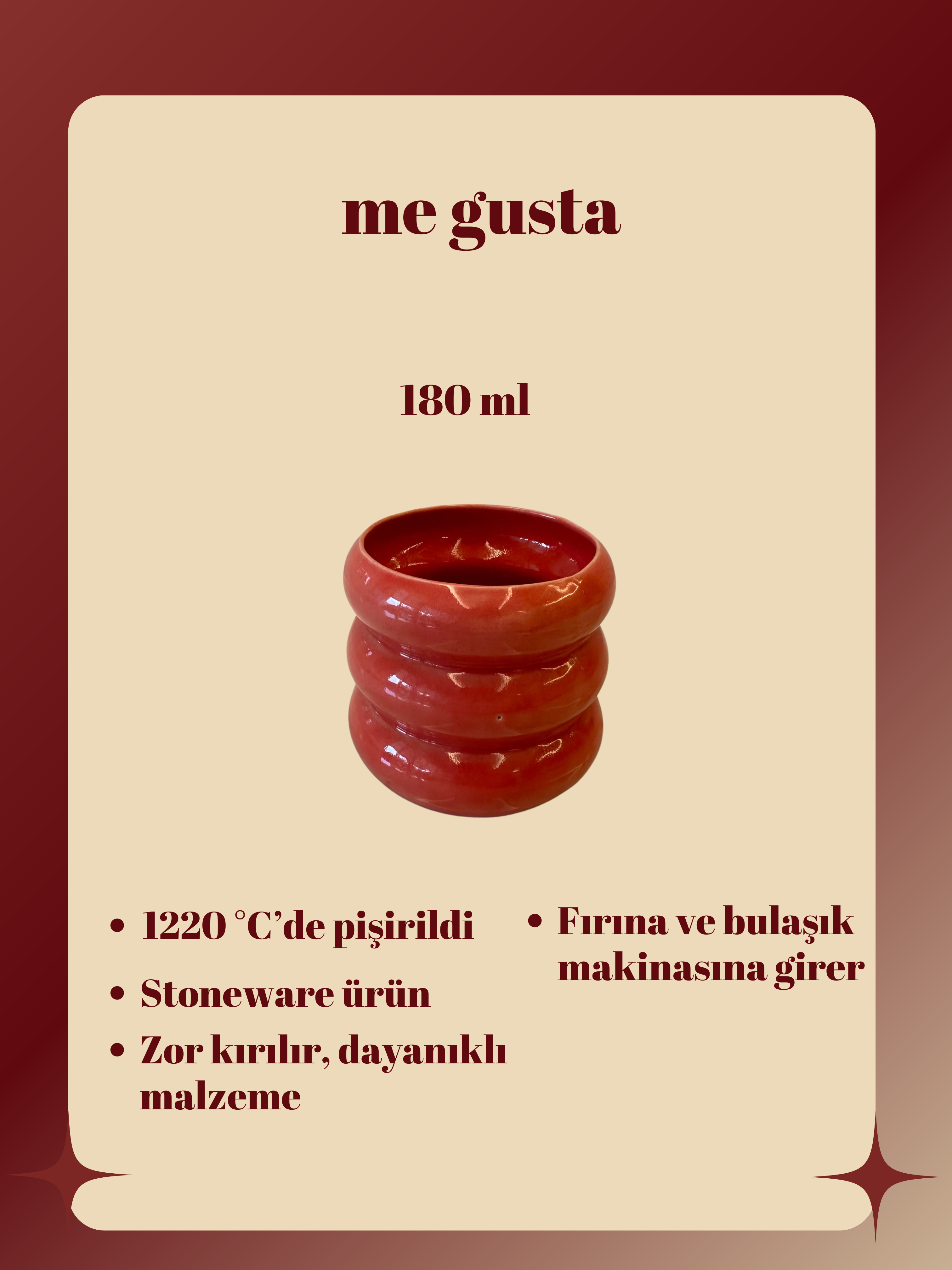 Kiremit Kulpsuz Kupa