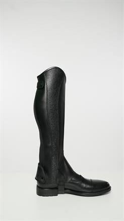 Asğa Unisex Hakiki Deri Siyah Binici Chaps