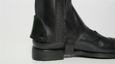 Asğa Unisex Hakiki Deri Siyah Binici Chaps