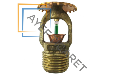 Tyco TY313 Upright Sprinkler – Hızlı Tepkimeli – K‑Factor 5.6 – Pirinç – 93°C (200°F)