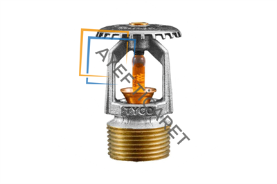 Tyco TY4151 Upright Sprinkler – Standart Tepkimeli – K‑Factor 8.0 – Krom – 57°C (135°F)
