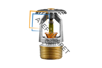 Tyco TY4151 Upright Sprinkler – Standart Tepkimeli – K‑Factor 8.0 – Krom – 79°C (175°F)