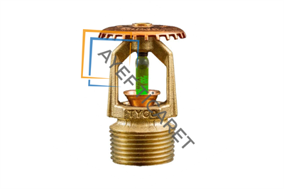 Tyco TY4151 Upright Sprinkler – Standart Tepkimeli – K‑Factor 8.0 – Pirinç – 93°C (200°F)