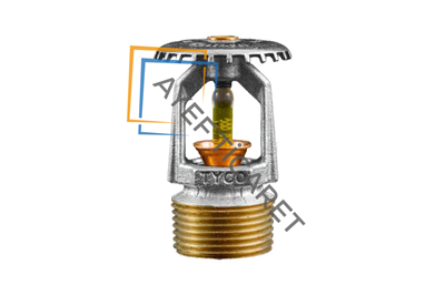 Tyco TY4151 Upright Sprinkler – Standart Tepkimeli – K‑Factor 8.0 – Krom – 79°C (175°F)